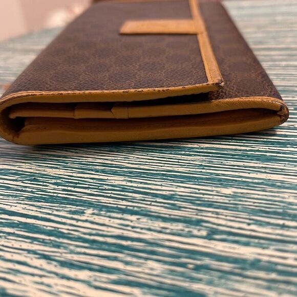 Celine Paris Macadam Pattern Bi-Fold Vintage Logo Wallet - Picture 13 of 14